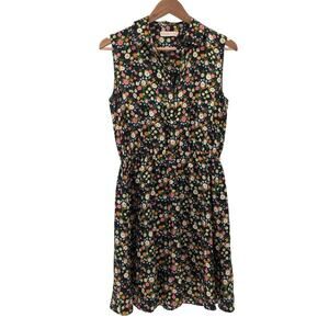 Women’s Tory Burch 100% Silk Floral Dress Size 4 –‎ Sleeveless Spring/Summer 🌼